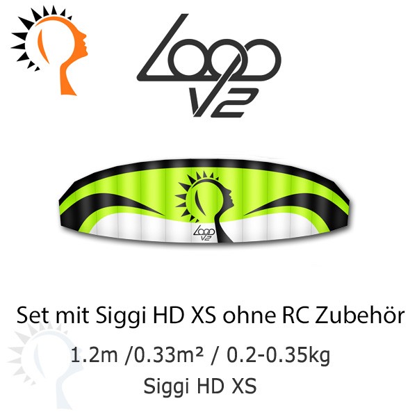 Loop V2 Grün Set mit Pilot Siggi HD XS ohne RC-Zubehör