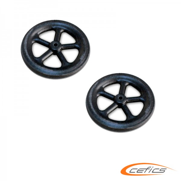Ultraleichte Räder Kunststoffl 32/4,8mm 2 g 1,5 mm Welle 2 Stück