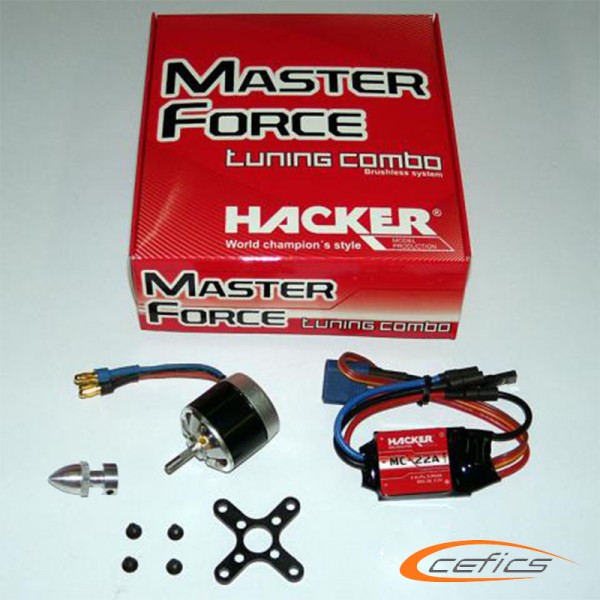 Master Force 2826CA-15R KV 1200 und ESC MC22A Backmount